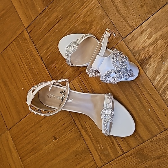 Crystal Queen Heels Chunky Heels - Picture 1 of 6